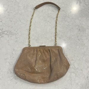 Hobo Clutch with chain shoulder bag option
